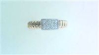 Anello Bolzoni Donna TUBO GAS in Oro giallo Diamante 0.24 Ct AN1133-OG - AN1133-OG